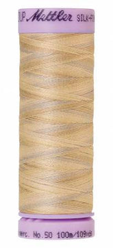 Mettler Silk-Finish 50wt Variegated Cotton Thread 109yd/100M Pearl Tones